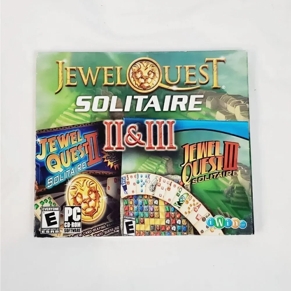 Jewel Quest, Trail of the Midnight Heart - Heritage, 1 2 3 CD-ROM PC Games Bundl